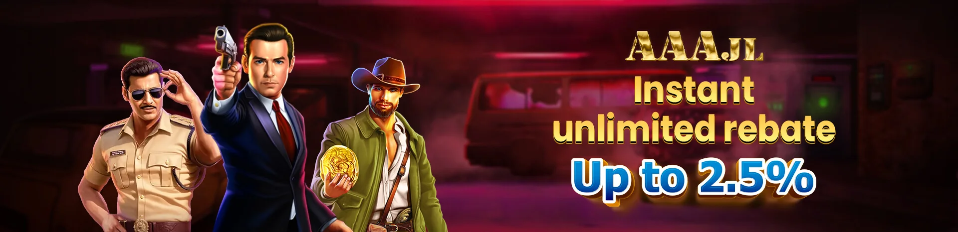 Bonus promotion banner for players